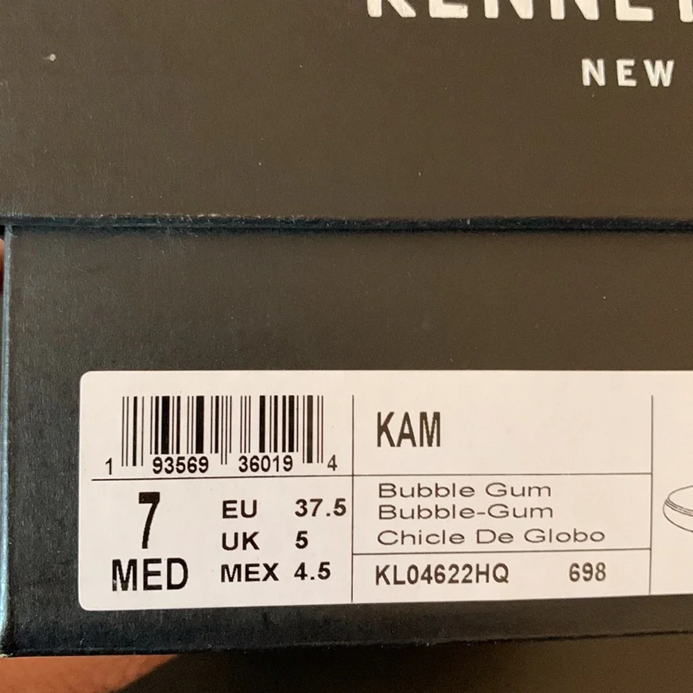 Kenneth Cole Bubble Gum Pink Calf Sneakers - Picture 6 of 8